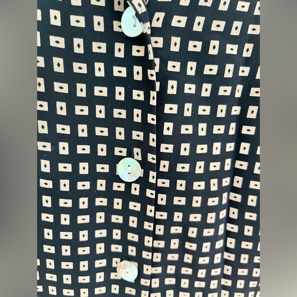 Vintage Norm Thompson | 100% Silk MIDI Dress - Picture 7 of 7